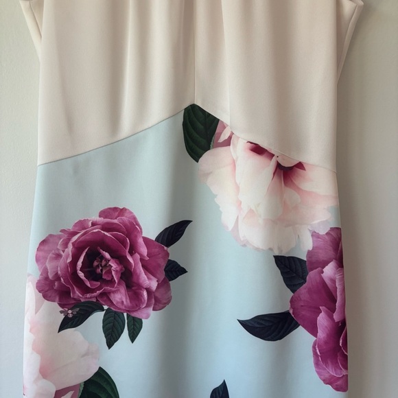 Ted Baker Annile Magnificent Floral Butterfly Knee Length Sheath Dress Formal - Picture 4 of 12